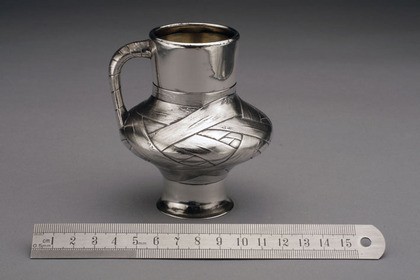 Russian Silver Trompe L'Oeil Kvass Jug